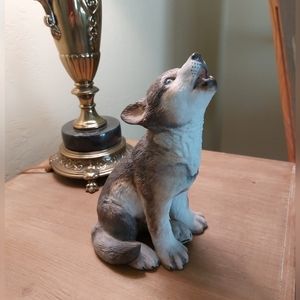 Porcelain Lenox wolf pup